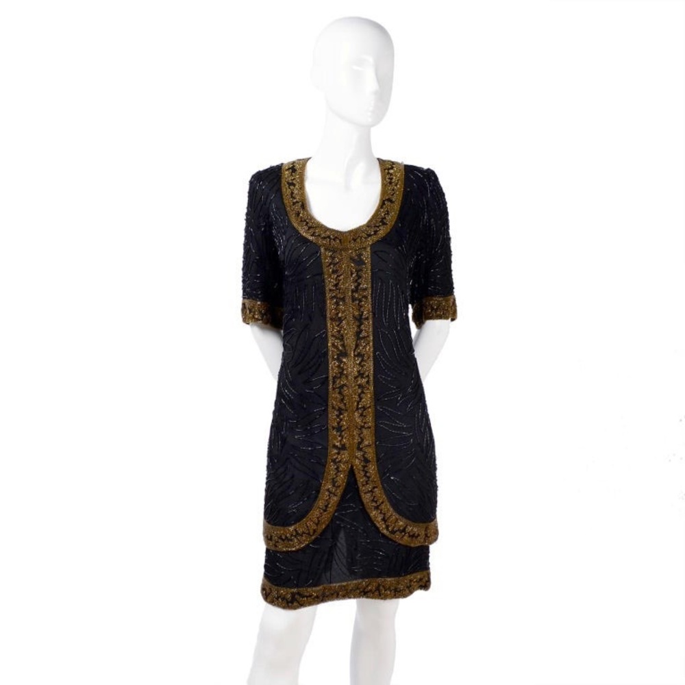 Vintage 80s Brilliante by JA Dress